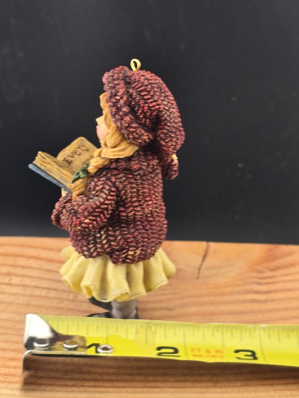 Boyds Bears Yesterdays Child Megan W/ Elliot & Annie Figurine Christmas - Picture 11 of 12